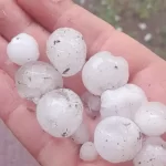 FUERTE GRANIZADA: PRODUCTORES DEL VALLE HABLAN DE PÉRDIDAS TOTALES EN ALGUNAS CHACRAS