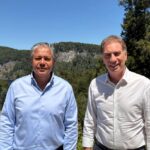 FIGUEROA RECIBIÓ A SANTILLI EN VILLA LA ANGOSTURA