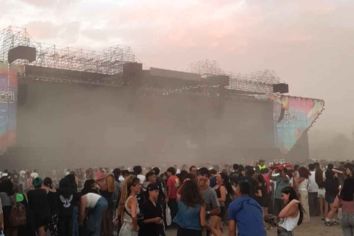 EL VIENTO SE ROBÓ EL PROTAGONISMO Y OBLIGÓ A LA SUSPENSIÓN DE LA FIESTA DE LA CONFLUENCIA
