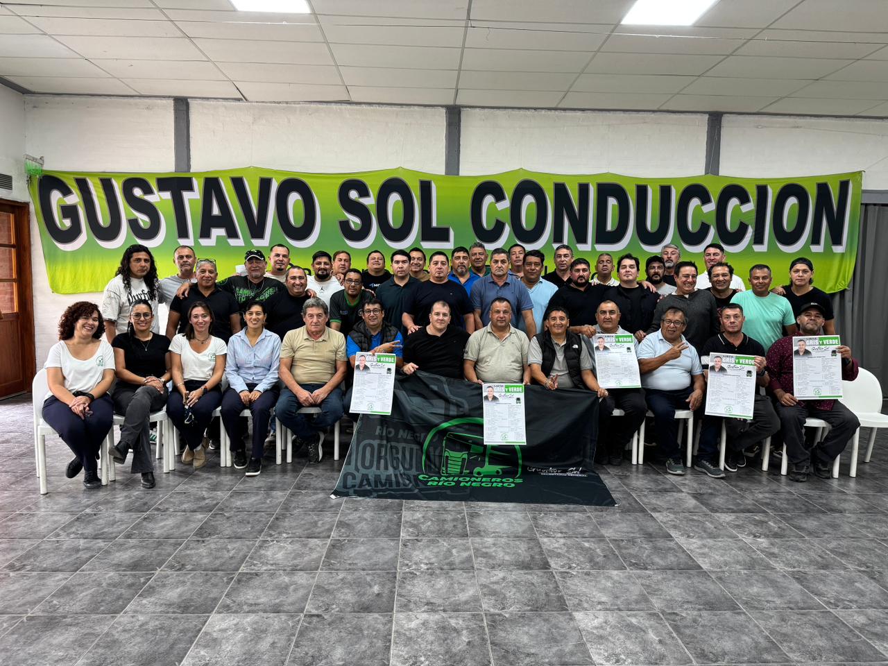 CAMIONEROS DE RÍO NEGRO CONFIRMÓ LISTA ÚNICA Y GUSTAVO SOL IRÁ POR SU PRIMER MANDATO