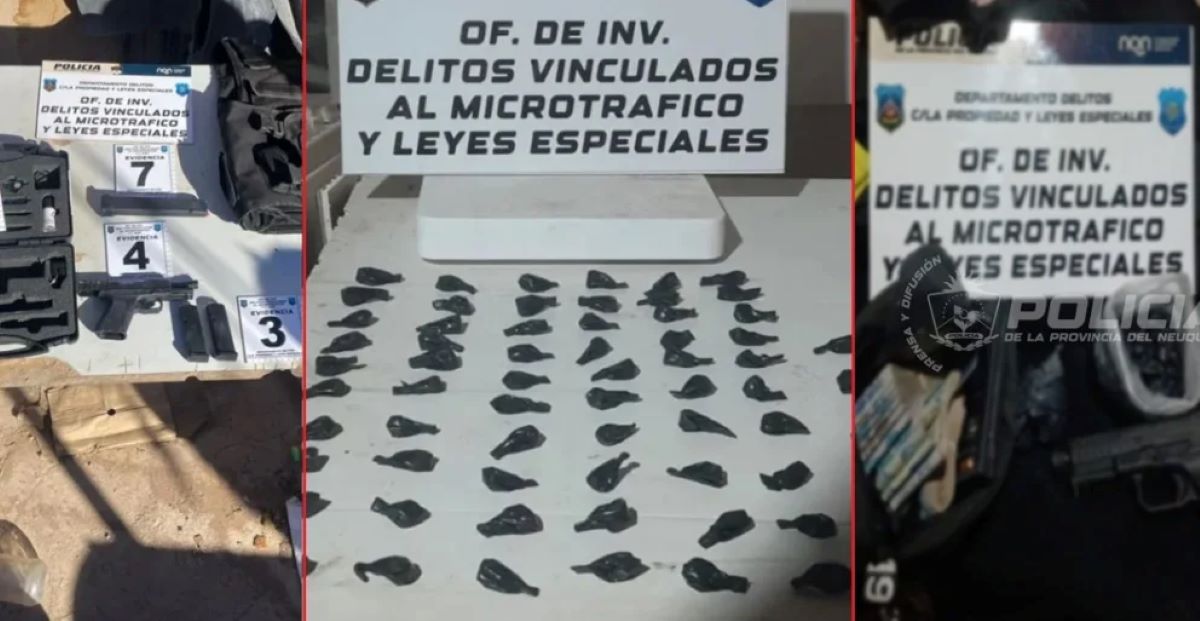 DOS DETENIDOS Y MILLONARIO SECUESTRO TRAS LOS DISPAROS EN CARAVANA MOTOQUERA