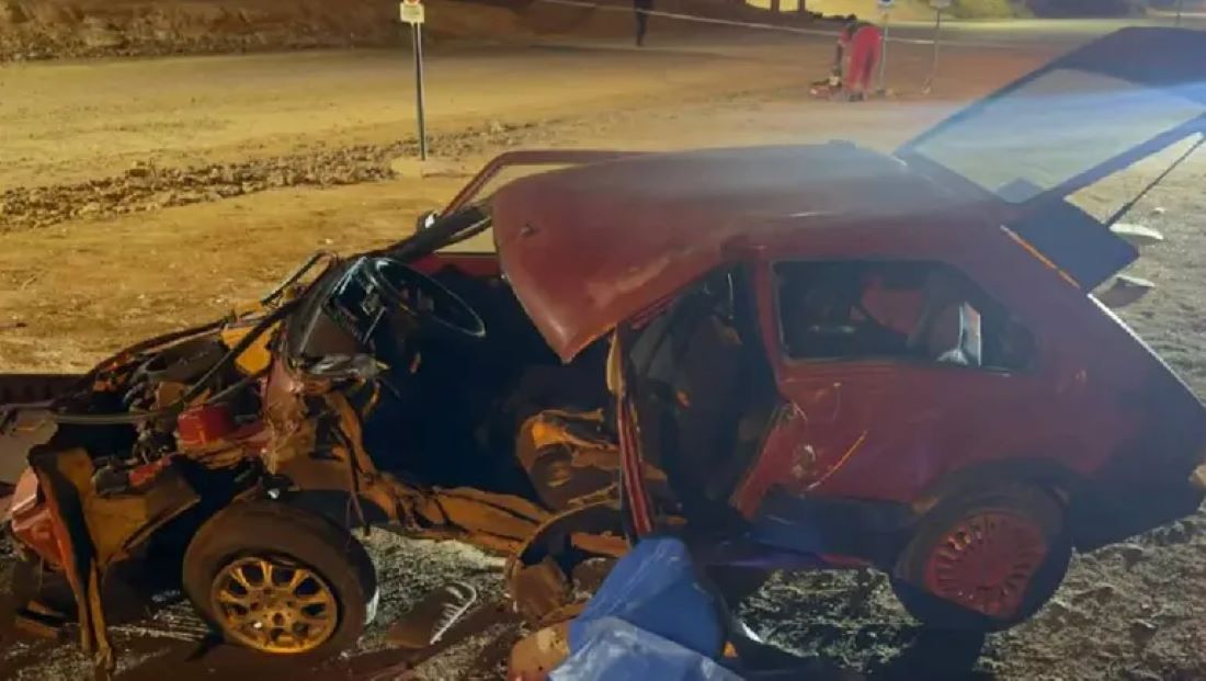 UN MUERTO Y UN HERIDO GRAVE TRAS UN VIOLENTO ACCIDENTE VIAL EN RINCÓN DE LOS SAUCES