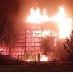 FEROZ INCENDIO DESTRUYE UN DEPÓSITO DE LA ANÓNIMA EN CIPOLLETTI
