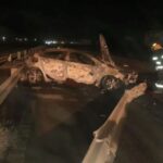 TRAGEDIA EN LA RUTA 22: UN JUBILADO MURIÓ CALCINADO TRAS CHOCAR CONTRA EL GUARDARRAIL