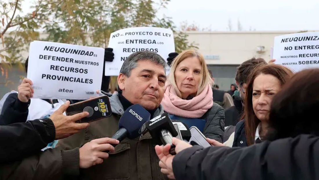 EN NEUQUÉN: ATE Y ATEN ANUNCIAN PARO GENERAL CONTRA LA BAJA DE REGALÍAS