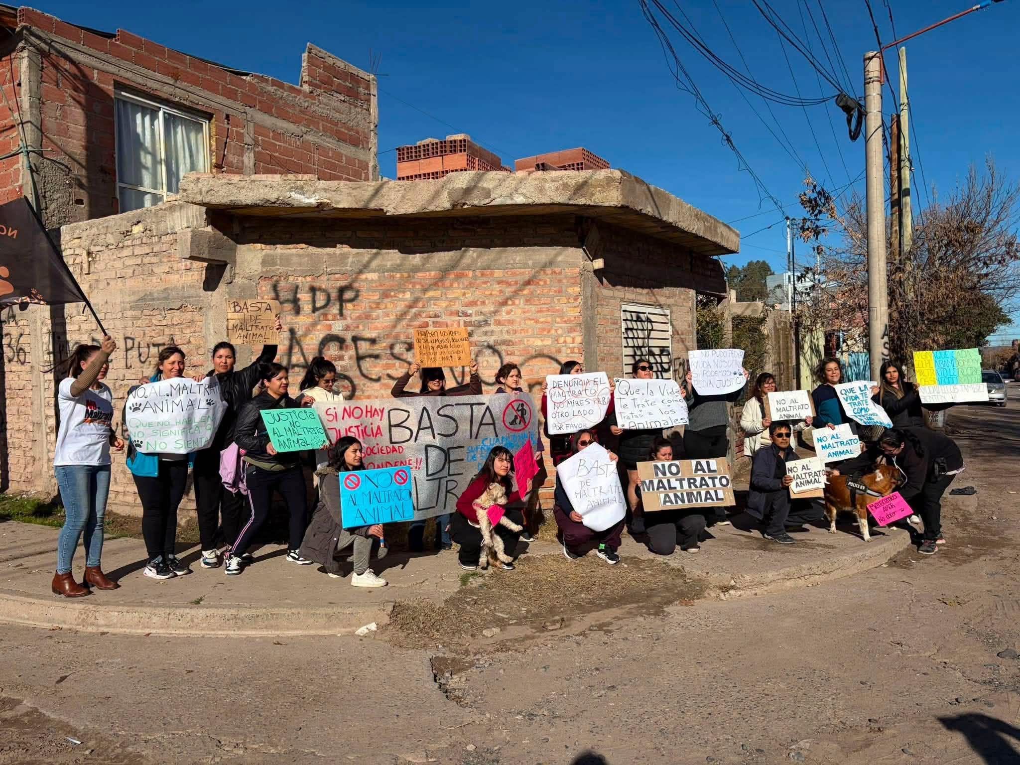 PROTESTA Y CRUCES VERBALES TRAS LA LIBERACIÓN DEL HOMBRE QUE AGREDIÓ BRUTALMENTE A UN PERRO