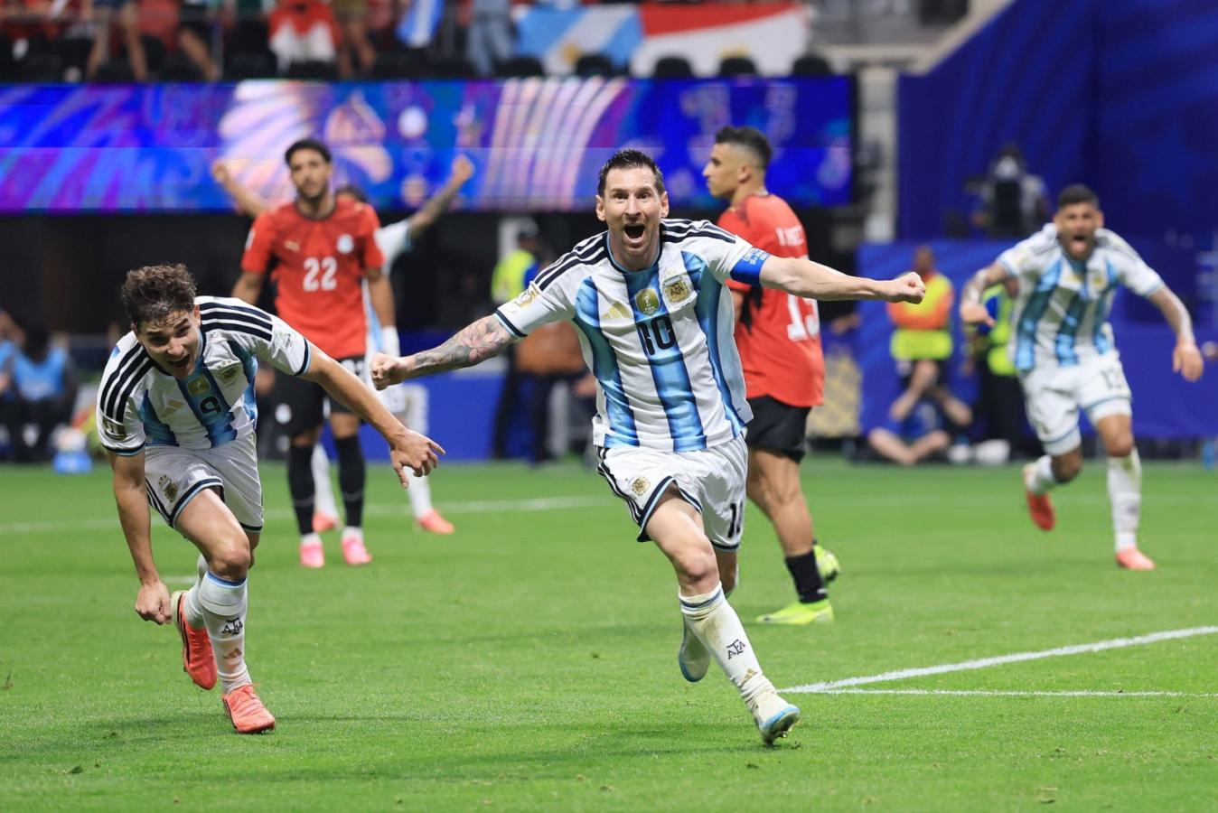 ¡PARA EL INFARTO!: ARGENTINA SE LO DIÓ VUELTA A EGIPTO Y SE METIÓ EN CUARTOS DE FINAL