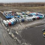 MÁS DE CIEN CAMIONES QUEDARON VARADOS EN LAS LAJAS TRAS EL CIERRE DE PASOS FRONTERIZOS