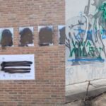 MURALES POR LA MEMORIA EN LA UNCO FUERON VANDALIZADOS Y ORGANIZAN SU REPARACIÓN