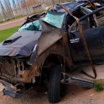 DOS MUJERES MURIERON Y TRES JÓVENES RESULTARON HERIDOS EN UN VUELCO SOBRE LA RUTA 6
