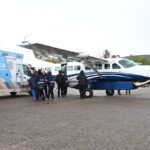 EVACUACIÓN AÉREA EN RINCÓN DE LOS SAUCES: TRASLADAN A CINCO PACIENTES AISLADOS POR EL TEMPORAL